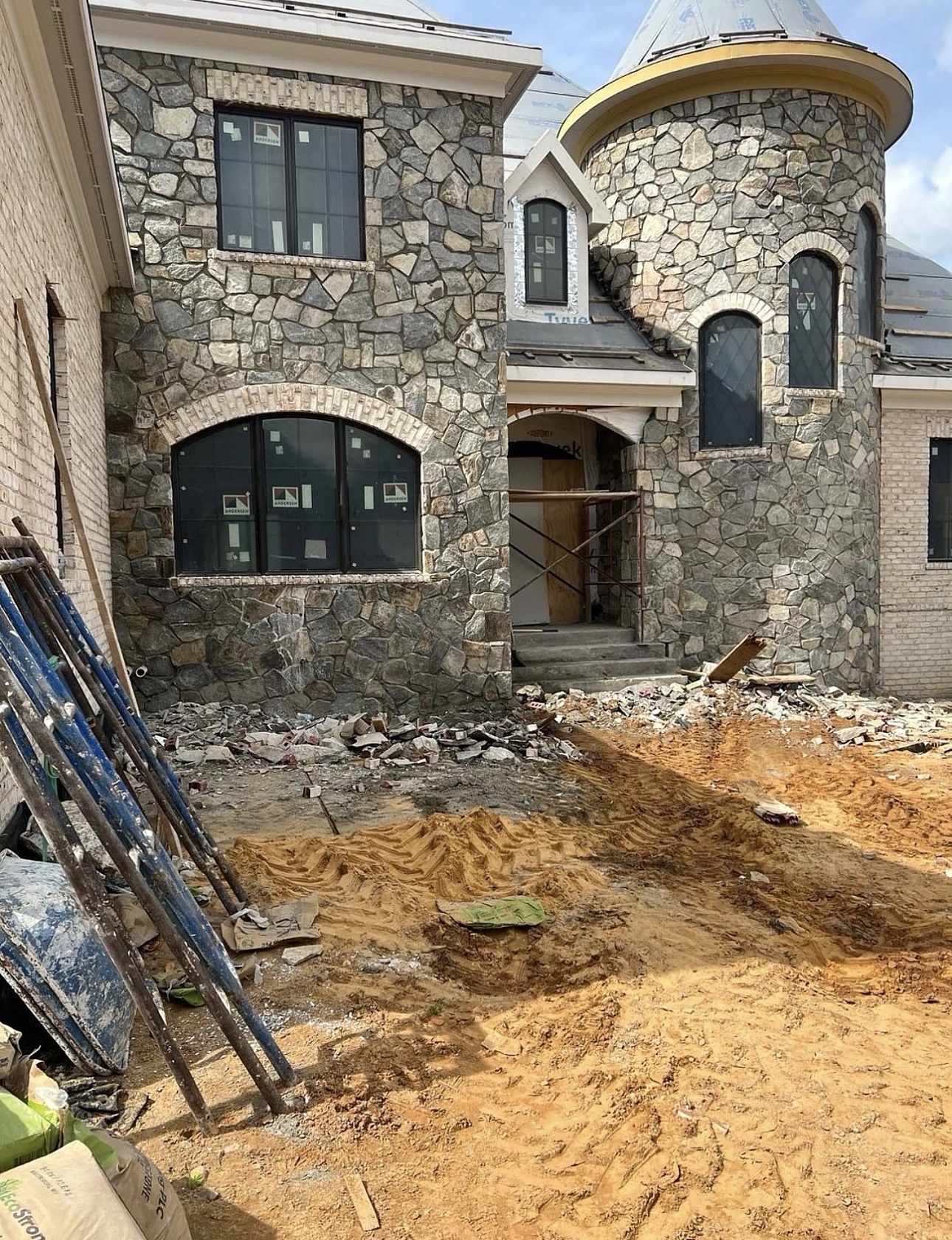 Full stone veneer home